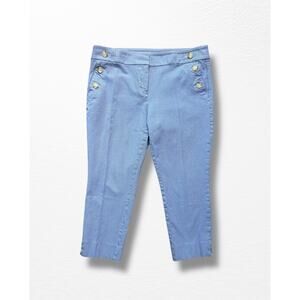 Loft Riveria Capri Pants, Marisa Fit, Size 8P